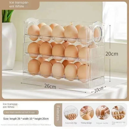 Egg Storage Box Refrigerator Organizer Food Containers Egg Fresh-keeping Case Holder Tray Dispenser Kitchen Storage Boxes